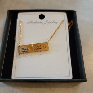 New graduation I did it necklace